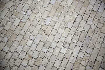 Paving stones on the ground