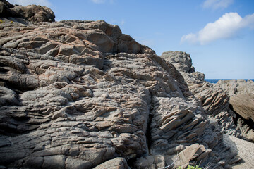 Fototapeta na wymiar 海と岩