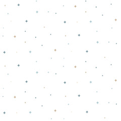 Seamless pattern with small stars. White background simple cosmos pattern.