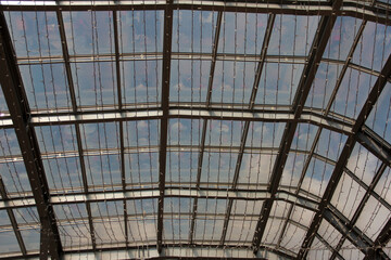 steel roof ,metal roof in construction site