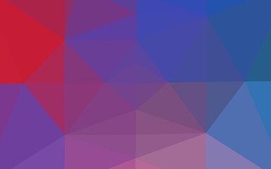 Fototapeta premium Light Blue, Red vector triangle mosaic template.