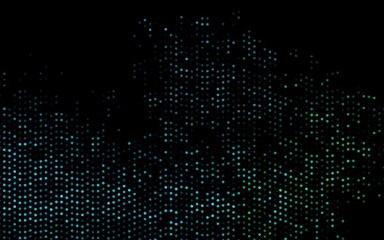 Dark Blue, Green vector layout with circle shapes.