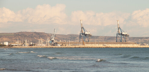 Fototapeta premium harbor in the city