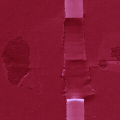 A red vintage rough sheet of carton. Recycled environmentally friendly cardboard paper texture. Simple and bright minimalist papercraft background.