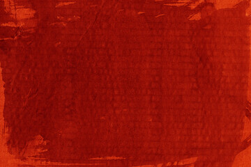 A red vintage rough sheet of carton. Recycled environmentally friendly cardboard paper texture. Simple and bright minimalist papercraft background.
