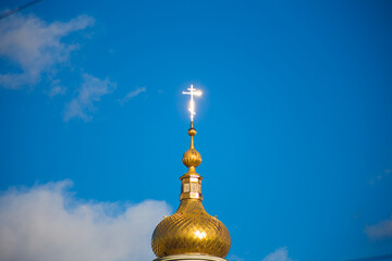 Dormition Cathedral in the center of Kharkiv
