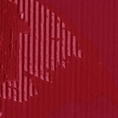 Red vintage rough sheet of carton. Recycled environmentally friendly cardboard paper texture. Simple and bright minimalist papercraft background.