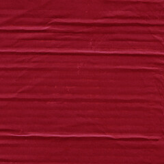 Red vintage rough sheet of carton. Recycled environmentally friendly cardboard paper texture. Simple and bright minimalist papercraft background.