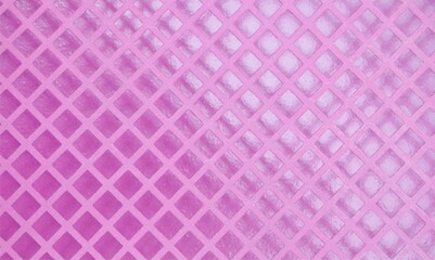 Textura de rede com sobra em tons de cor de rosa, linhas em forma de x na diagonal, cruzamentos de linhas espessas