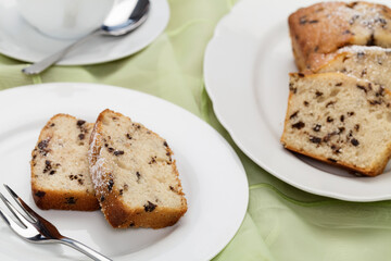 Rührkuchen mit Schokolade