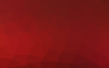 Light Red vector abstract mosaic backdrop.