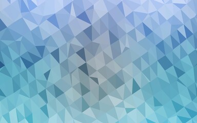 Light BLUE vector polygonal background.