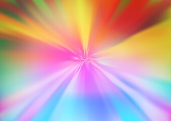 Light Multicolor, Rainbow vector abstract blurred background.