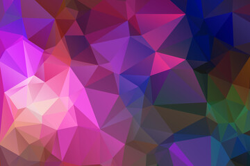 Abstract Color Polygon Background Design, Abstract Geometric Origami Style With Gradient. Presentation,Website, Backdrop, Cover,Banner,Pattern Template