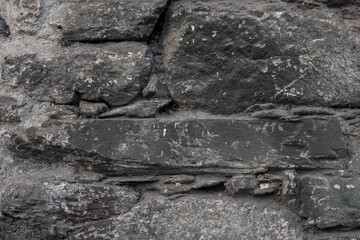 close up of a old stone wall