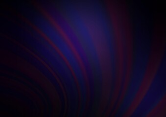 Dark Purple vector glossy bokeh pattern.