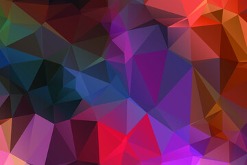 Abstract Color Polygon Background Design, Abstract Geometric Origami Style With Gradient. Presentation,Website, Backdrop, Cover,Banner,Pattern Template