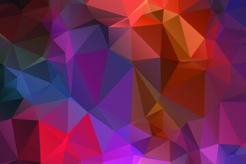 Abstract Color Polygon Background Design, Abstract Geometric Origami Style With Gradient. Presentation,Website, Backdrop, Cover,Banner,Pattern Template