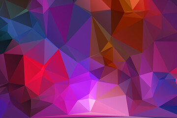 Obraz premium Abstract Color Polygon Background Design, Abstract Geometric Origami Style With Gradient. Presentation,Website, Backdrop, Cover,Banner,Pattern Template