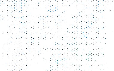 Light BLUE vector cover with spots.