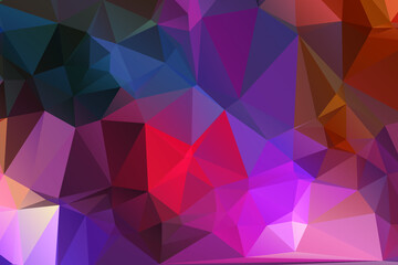 Obraz premium Abstract Color Polygon Background Design, Abstract Geometric Origami Style With Gradient. Presentation,Website, Backdrop, Cover,Banner,Pattern Template