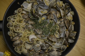 Clam pasta 조개 파스타