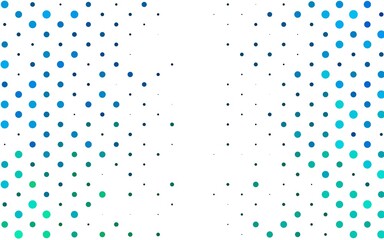 Light Blue, Green vector texture with disks.