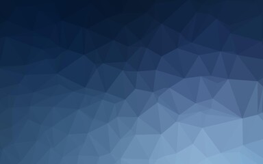 Obraz premium Light BLUE vector shining triangular background.