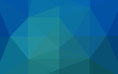 Light BLUE vector polygon abstract backdrop.