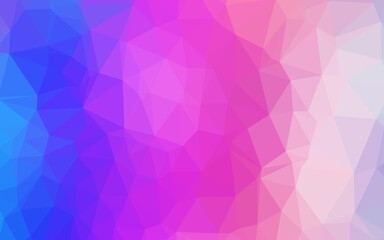 Light Multicolor, Rainbow vector abstract mosaic backdrop.