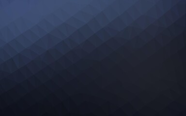 Obraz premium Dark BLUE vector shining triangular pattern.