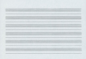 staff paper for music notation