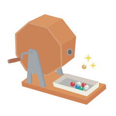 ガラポン抽選機