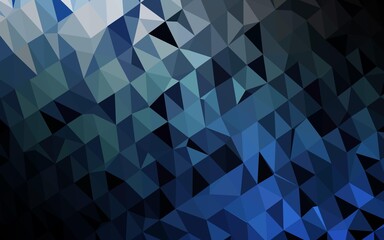 Light BLUE vector polygonal pattern.