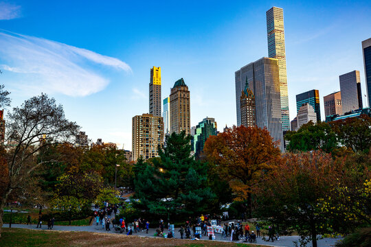 Midtown Manhattan from Central Park, Fall
