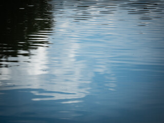 Reflection of the Clean and Calm Lagoon Water