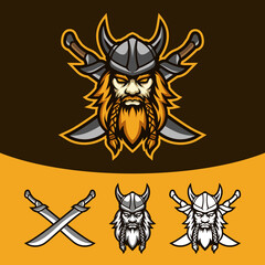 Viking Gaming Esport Mascot Logo