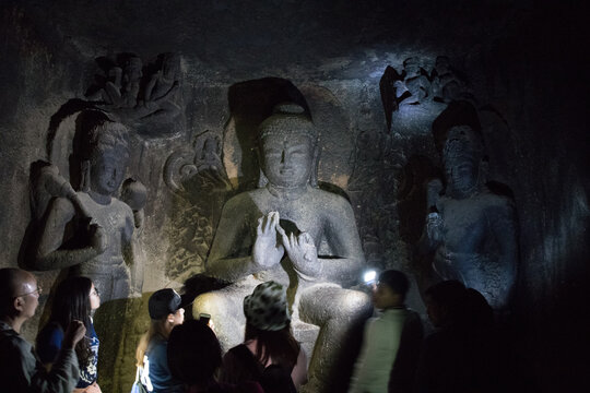 Nasik or Pandavleni Caves, a group of 24 caves carved between the 1st century BC and the 3rd century CE, additional sculptures were added up to about the 6th century © James Jiao