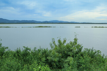 Nature scene of bang phra reservoir