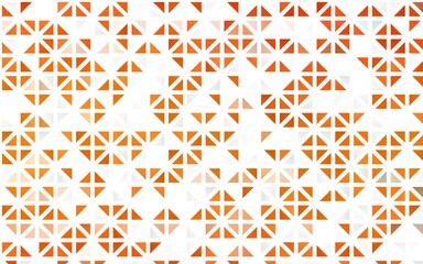 Light Orange vector seamless cover in polygonal style.