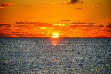 Miami beach at sun rise 
