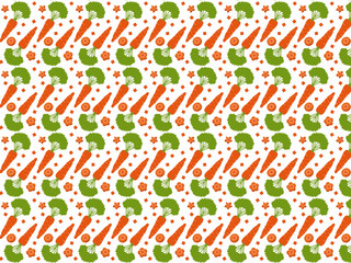 ニンジンのパターン