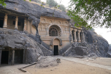 Nasik or Pandavleni Caves, a group of caves (1st century BCE and the 3nd century CE) in...