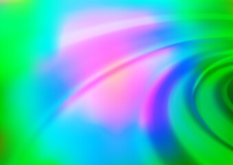 Light Multicolor, Rainbow vector abstract blurred template.