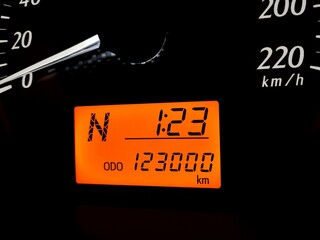 Vehicle miles 123,000 miles, The gear is in N position.