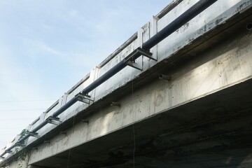 Obraz premium close up cement bridge in country Thailand