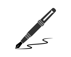Writing pen with black colors