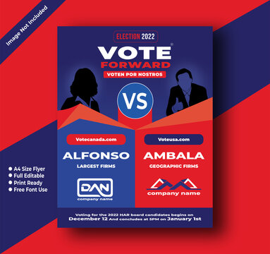 Election Vote Forward 2022 Flyer Template