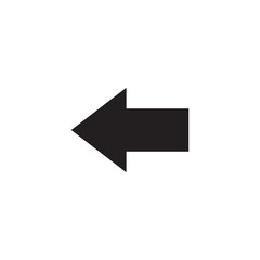 Arrow flat icon design vector