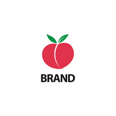 peach logo concept for the supplement business